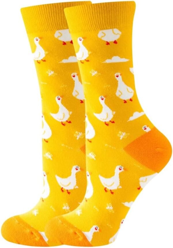 51pUnzJ8kaL._AC_SL1000 Fun Colorful Socks Patterned Funky Happy Women Crew Cute Sock Combed Cotton Stockings