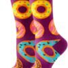 614D_2AfTKL._AC_SL1000 Fun Colorful Socks Patterned Funky Happy Women Crew Cute Sock Combed Cotton Stockings