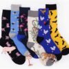 61HhUksqfSL._AC_SL1000 Mens Funny Pattern Dress Socks Crazy Design Cotton Socks Novelty Gifts for Men