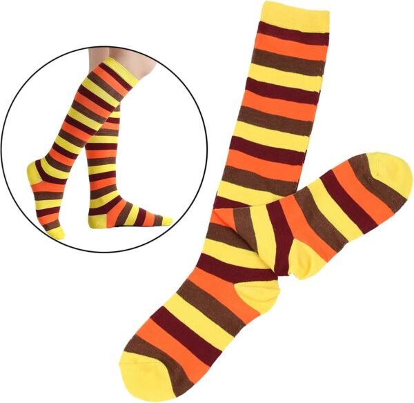 Funny Chicken Leg Tukey Socks for Thanksgiving Women Chicken Turkey Socks Happy Turkey Day Gifts