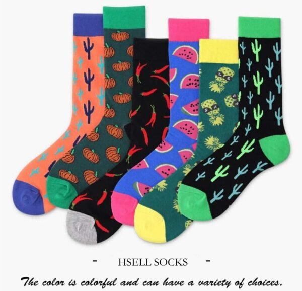 61o-P1gIUmL._AC_SL1000 Mens Funny Pattern Dress Socks Crazy Design Cotton Socks Novelty Gifts for Men