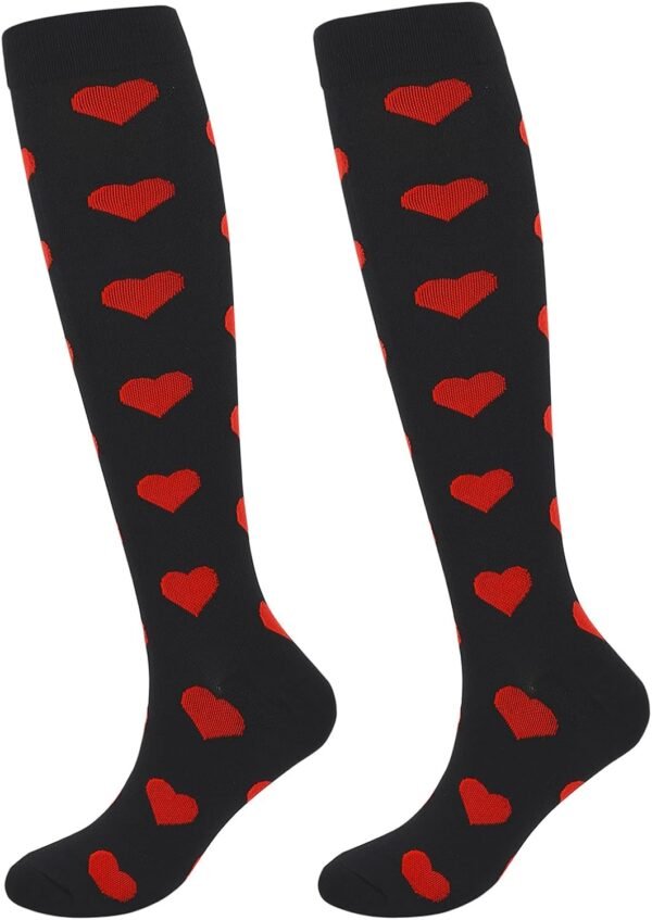 Socks for Women Knee High Socks for Running Nurses Pregnant Women Work Support Travel Flight Sports