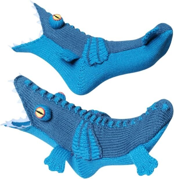 Animal Socks Knit Shark T-Rex Dinosaur Alligator Croc Sock for Christmas Gifts