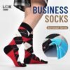 71-lqL80W8L._AC_SL1500 Funny Mens Colorful Dress Socks Crazy Design Argyle Striped Funky Pattern Cotton Socks for Men Gfits