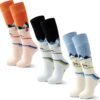Ski Socks Kids Boys Winter Warm Snowboarding Socks for Boys Girls Thick Thermal Skating Socks 3 Pack