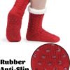 Slipper Socks for Women with Gripper - Winter Non Slip Thick Fuzzy Socks - Warm Cozy Christmas Gift