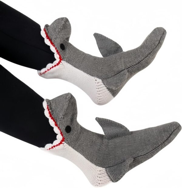 Animal Socks Knit Shark T-Rex Dinosaur Alligator Croc Sock for Christmas Gifts
