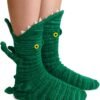 Animal Socks Shark Socks Biting Leg Women Men, Knit Cute Floor Crazy Funny Warm