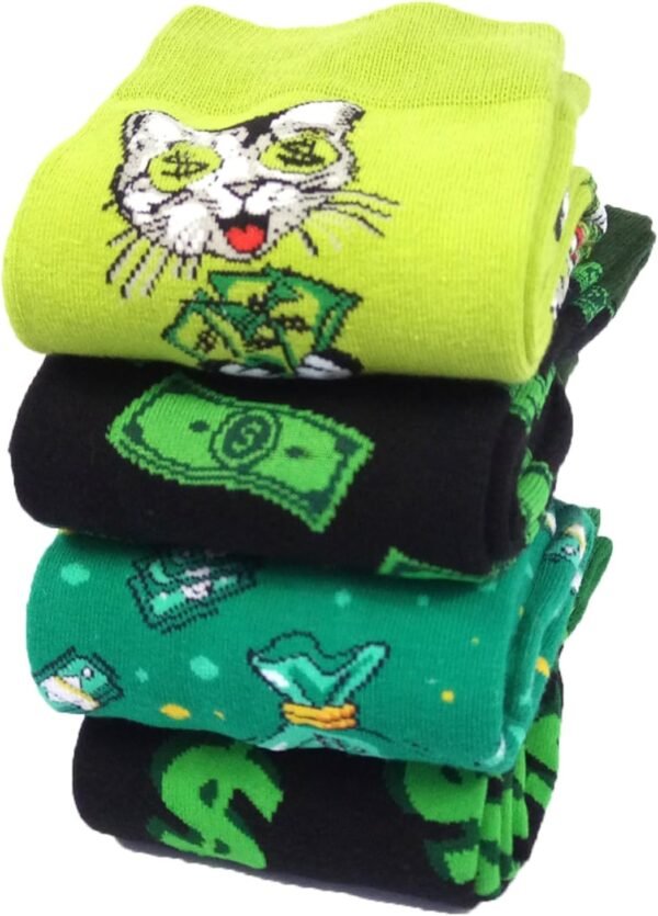 71banTtOawL._AC_SL1500 Mens Funny Patterned Dress Socks Novelty Crazy Design Cotton Socks Gift for Him