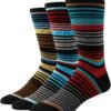 71cr2NSuXhL._AC_SL1500 Men's Socks, Striped Pattern Crew Socks, Christmas Colorful-Funky-Funny Socks 3/6 Pairs