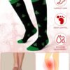 10 Pairs Funny Christmas Compression Socks for Women Men Holiday Gift for Nurses Running Travel Pregnancy