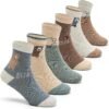 813_00K4goL._AC_SL1500 Boys Cotton Crew Socks Kids Seamless Toe Socks Colorful Quarter Socks 6 Pack