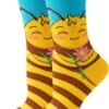 81FhqQJIyyL._AC_SL1500 Fun Colorful Socks Patterned Funky Happy Women Crew Cute Sock Combed Cotton Stockings