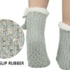 Women Non Slip Winter Thick Slipper Socks with Grippers Warm Fuzzy Socks Christmas Gifts