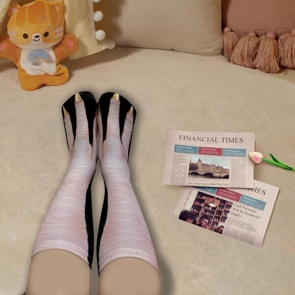 3D Animal Paw Socks Gag Gifts Christmas Stocking Stuffers for Women Men Teen