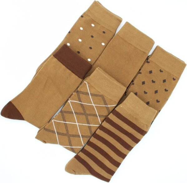 81bcZvxvitL._AC_SL1500 Mens Fun Dress Socks, Pattern Funny Casual Socks Pack, Colorful Striped Cotton Novelty Socks Size 10-13