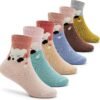 81epVjgOH3L._AC_SL1500 Boys Cotton Crew Socks Kids Seamless Toe Socks Colorful Quarter Socks 6 Pack
