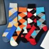 81hv1GbPqFL._AC_SL1500 Funny Mens Colorful Dress Socks Crazy Design Argyle Striped Funky Pattern Cotton Socks for Men Gfits