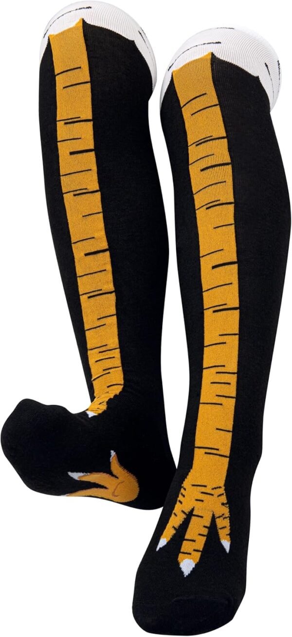 Funny Crazy 3D Chicken Feet Socks for Women Men, Gag Novelty Socks Gifts