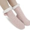 Women Non Slip Winter Thick Slipper Socks with Grippers Warm Fuzzy Socks Christmas Gifts